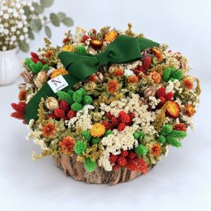 Giardino – Okrugli aranžman od suhog cvijeća